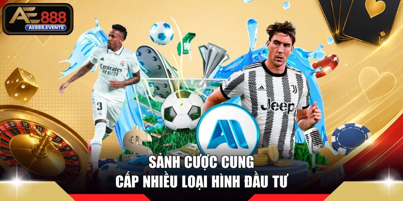 Sảnh cược cung cấp nhiều loại hình đầu tư